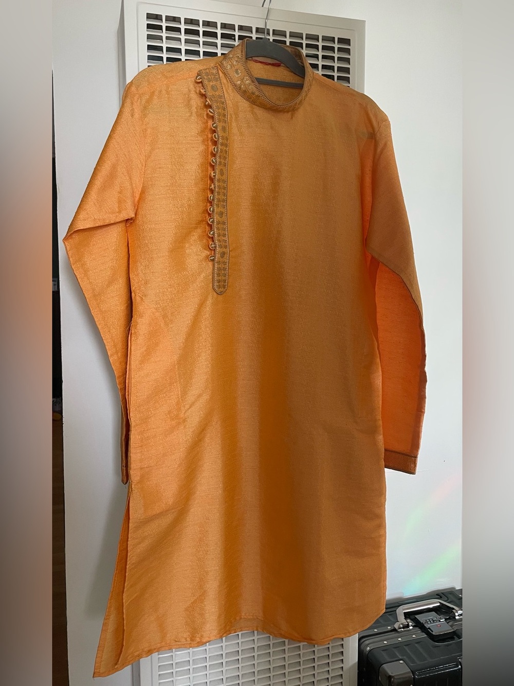 Golden Yellow Men's Kurta Top